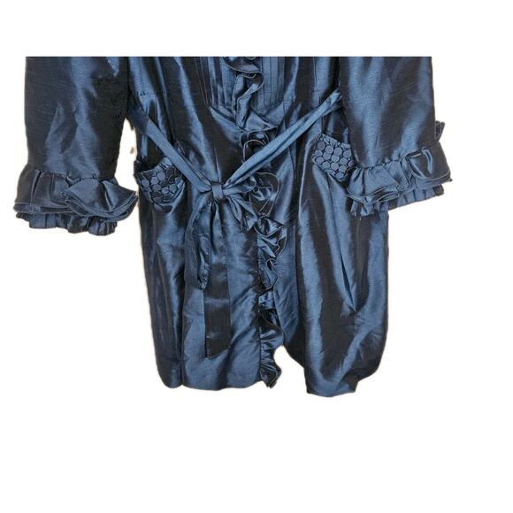 Serafina Two Piece Skirt Suit Evening Womens Plus Size 22 Ruffle Formal Dress - Picture 7 of 11